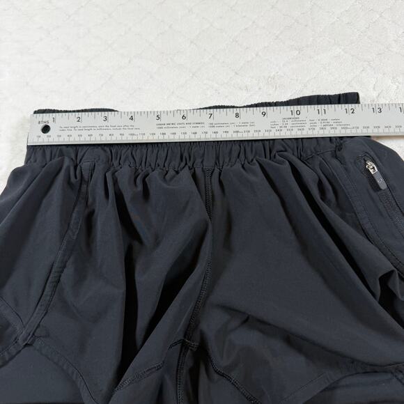 Lululemon Lined Tracker Short V 4" Black W7AZ2S - size 6 - Picture 7 of 8